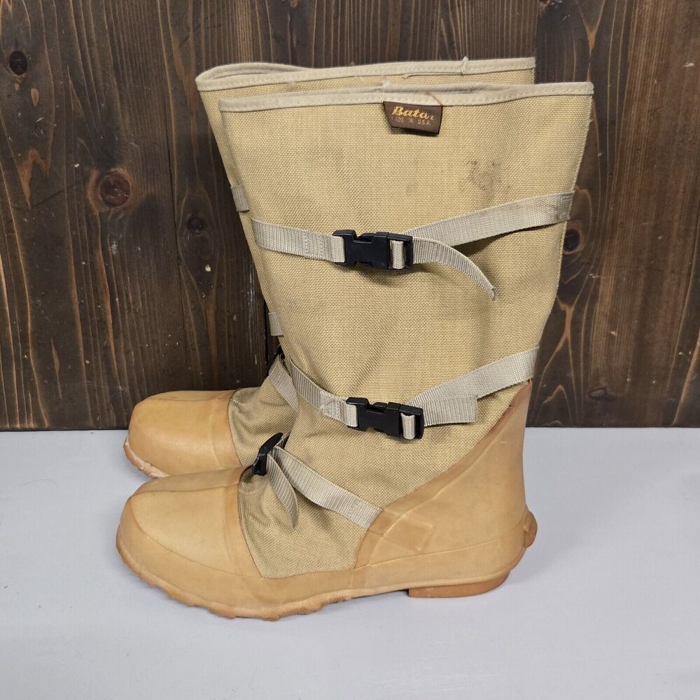 Tan Rubber Boots